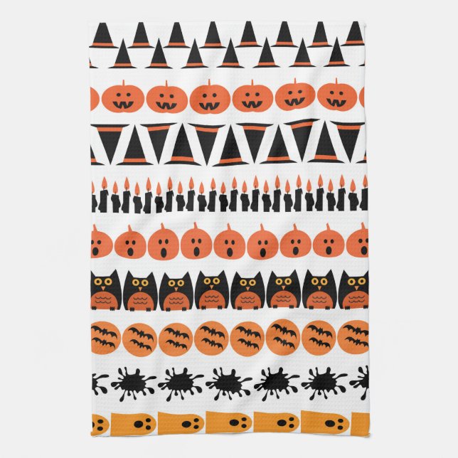 Spooky Halloween Kitchen Towels (Vertical)