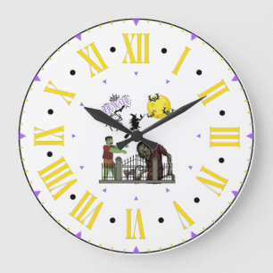 Spooky Halloween Land Wall Clock
