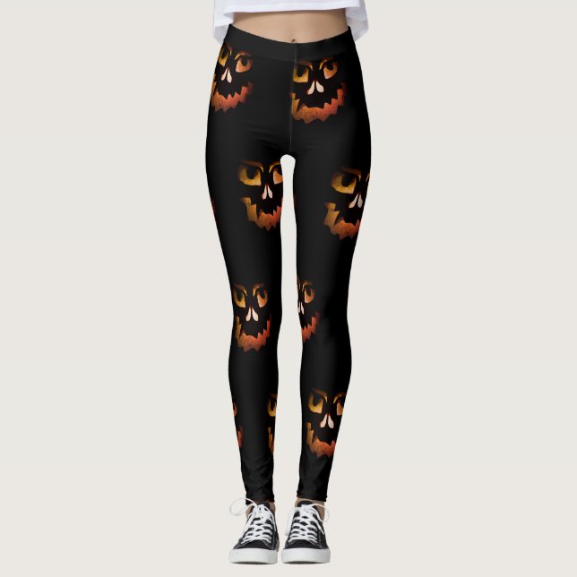 Spooky Halloween Leggings (Front)