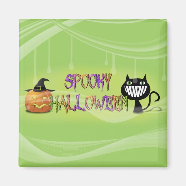 spooky Halloween Magnet (Front)