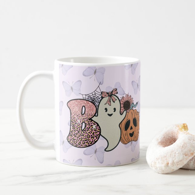 Spooky Halloween mug (With Donut)