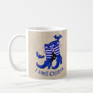 Spooky Halloween Mug: I smell Children  Coffee Mug