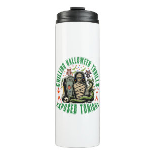 Spooky Halloween Mummy Art for Festive Decor Thermal Tumbler