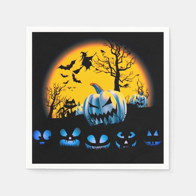 Spooky Halloween Napkins (Front)