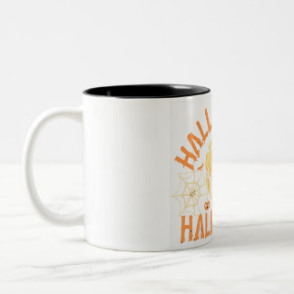 Spooky Halloween Night | Happy Halloween Two-Tone Coffee Mug