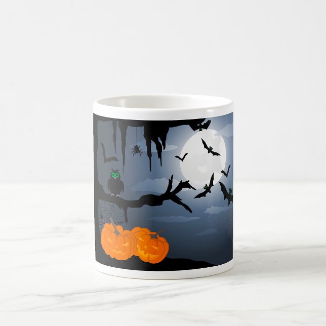 Spooky Halloween Night Scene  Coffee Mug (Creator Uploaded)