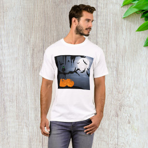 Spooky Halloween Night Scene  T-Shirt