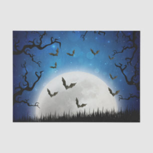 Spooky Halloween Night Sky Tissue Paper