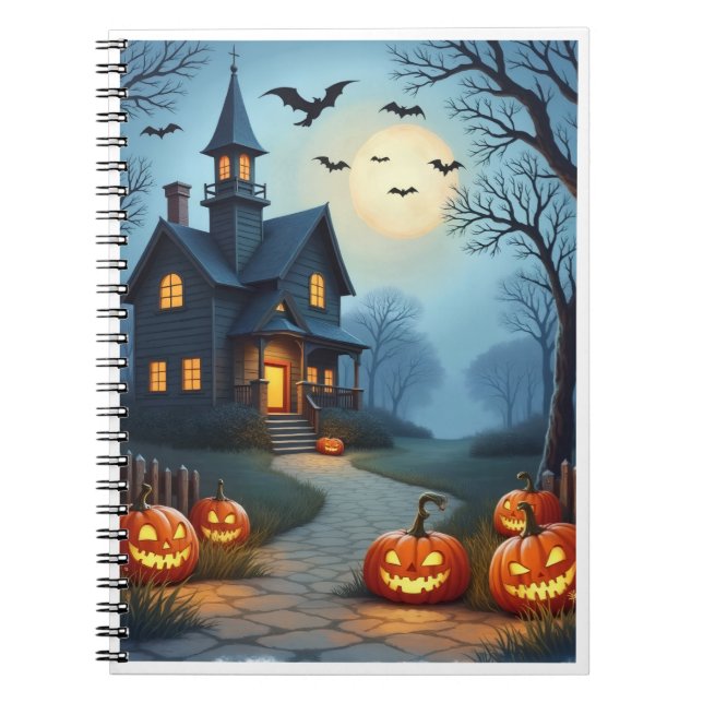 Spooky Halloween Notebook (Front)