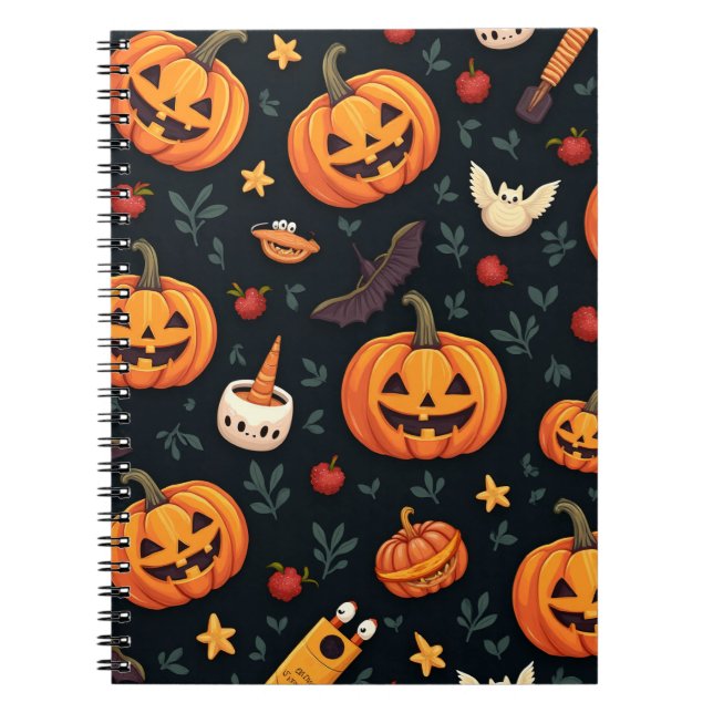 spooky Halloween Notebook – Perfect for Spells (Front)