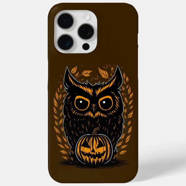 Spooky Halloween Owl Case-Mate iPhone Case (Back)