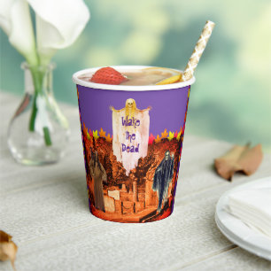 Spooky Halloween Paper Cups