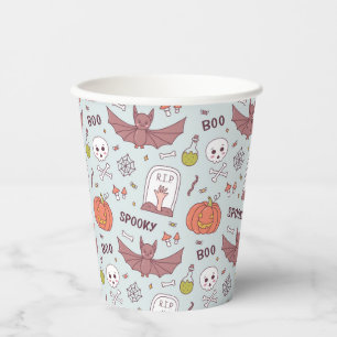 Spooky Halloween Paper Cups