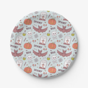 Spooky Halloween Paper Plate