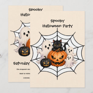 Spooky Halloween Party Favour Invitation