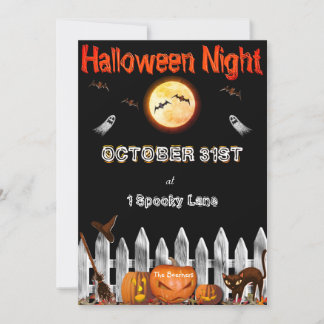 Spooky Halloween Party Invitation