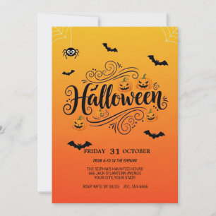 Spooky Halloween Party Invitation