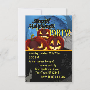 Spooky Halloween Party Invitation