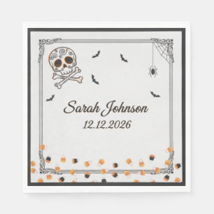 Spooky Halloween Party Napkins 3-Ply Cute Ghost