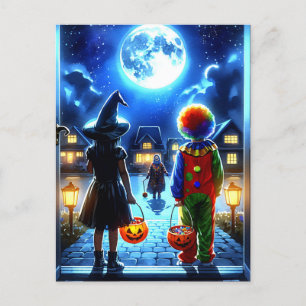 Spooky Halloween Party  Postcard