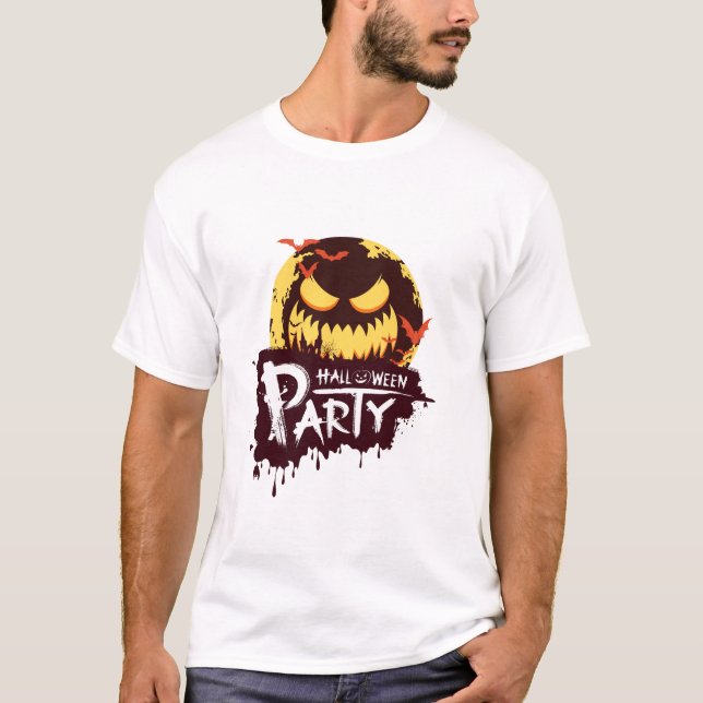 Spooky Halloween Party T-Shirt (Front)