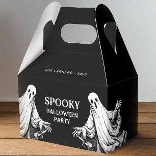 Spooky Halloween Party Treat with ghost Favour Box