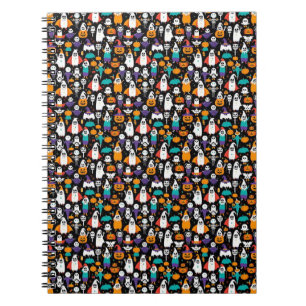 Spooky Halloween pattern Notebook