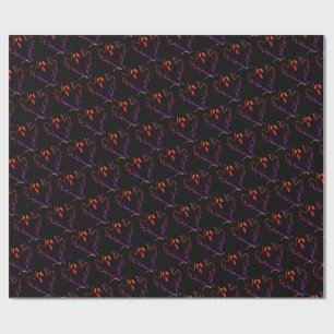 Spooky Halloween Pattern Wrapping Paper