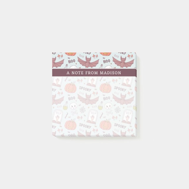 Spooky Halloween Post-it Notes (Front)