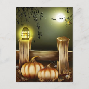 Spooky Halloween Postcard