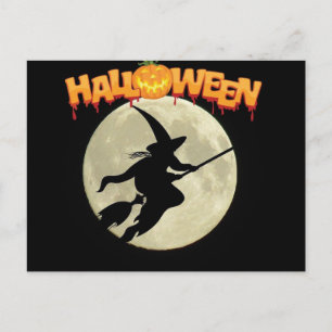 Spooky Halloween Postcard