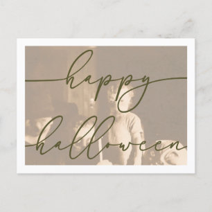 Spooky Halloween Postcard Template