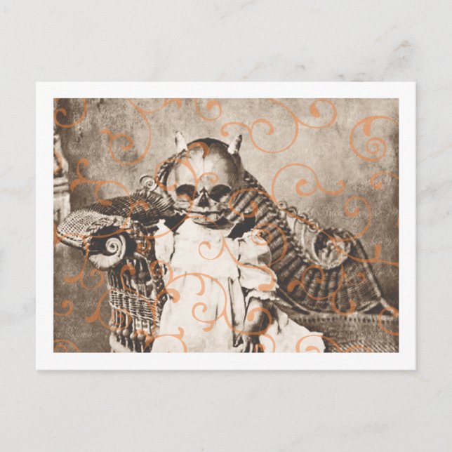 Spooky Halloween Postcard Template (Front)