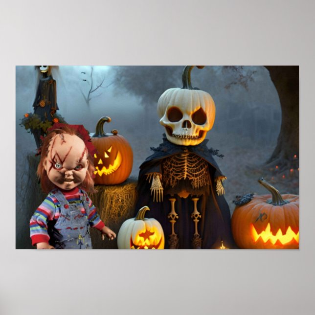 Spooky Halloween. Poster (Front)