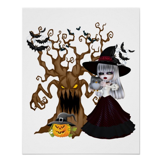 Spooky Halloween Poster (Front)
