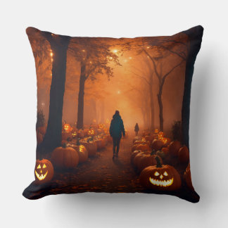 "Spooky Halloween Printed Pillow