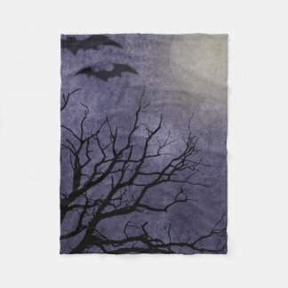 Spooky Halloween Prints Fleece Blanket