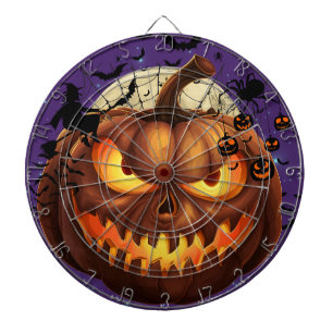 Spooky Halloween Pumpkin Dartboard 