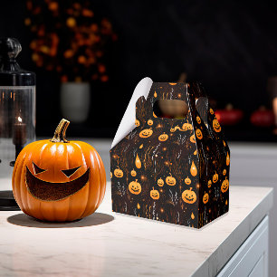 Spooky Halloween Pumpkin Favour Box