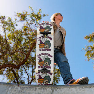 Spooky Halloween Pumpkin Skateboard