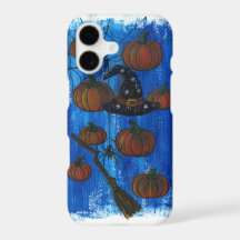 Spooky Halloween Pumpkins & Witch Hat Tough Phone