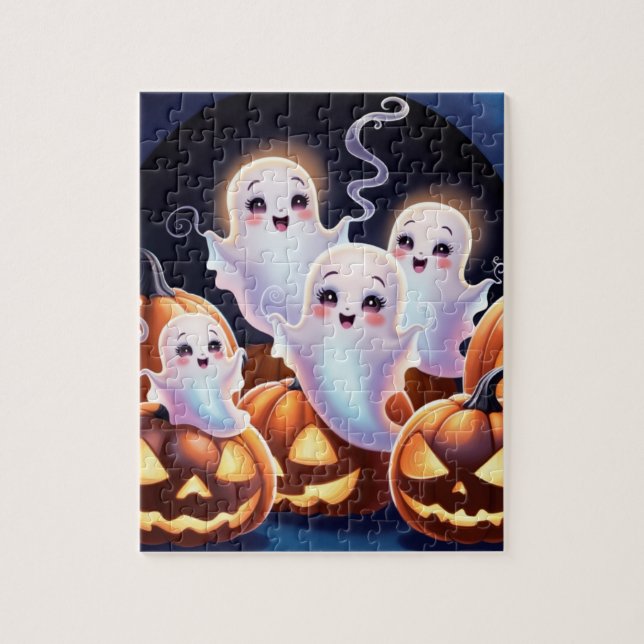 Spooky Halloween Puzzle Adventure (Vertical)