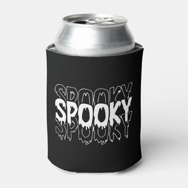 Spooky Halloween Scary Halloween Lover Can Cooler (Can Front)