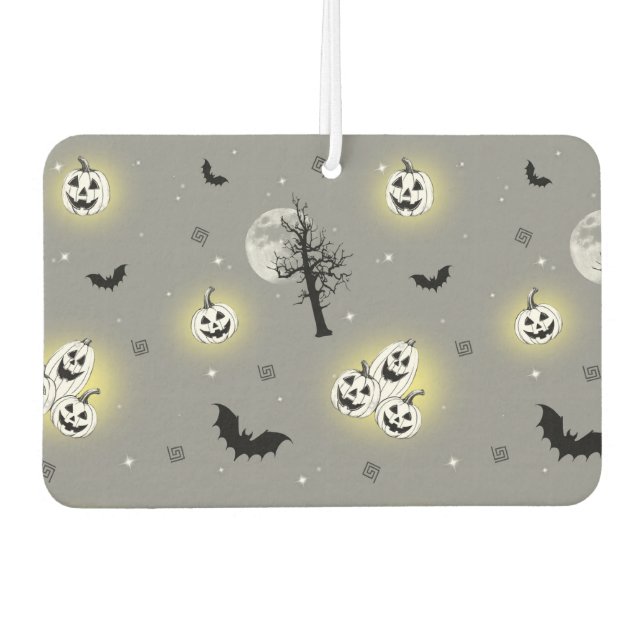Spooky Halloween Seamless Pattern  Car Air Freshener (Front)