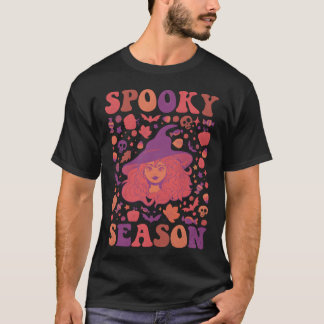Spooky Halloween Season Halloween Spooky Witch gif T-Shirt