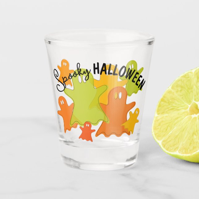 Spooky Halloween Shot glass (Front)