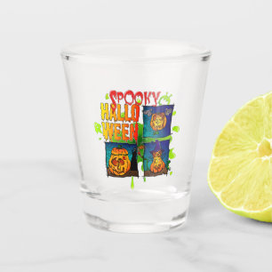 Spooky Halloween Shot Glass