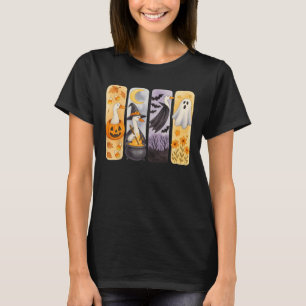 Spooky Halloween Silly-goose Pumpkin Ghost Treat O T-Shirt