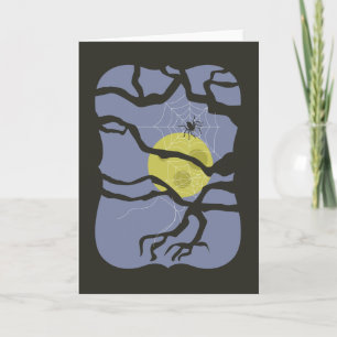 Spooky Halloween Spider Card