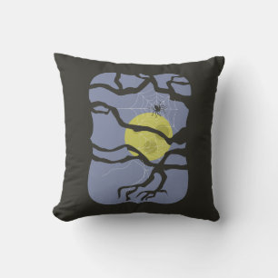 Spooky Halloween Spider Cushion